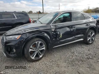 2021 Audi Q5 Sportback Premium Plus with VIN WA15AAFY6M2116216, listed as a Copart auction lot 85229364 with 34,462 mi miles and Salvage title. Bid and sale history available at DreamBid. Image 1.