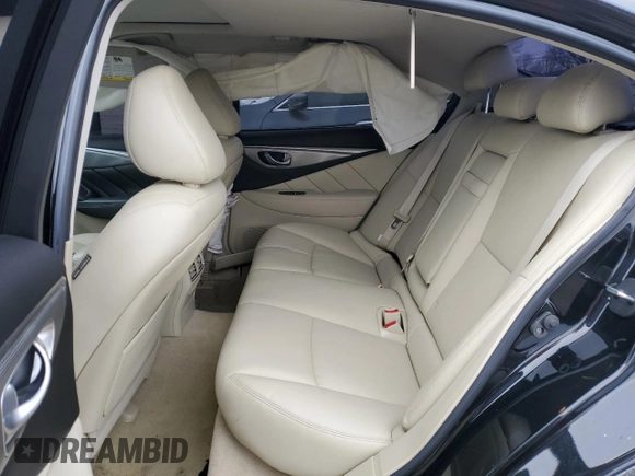 2017 Infiniti Q50 3.0t Sport with VIN JN1EV7AR5HM833409, listed as a Copart auction lot 46277465 with 58,628 mi miles and Salvage Title. Bid and sale history available at carsss.com. Image 10.
