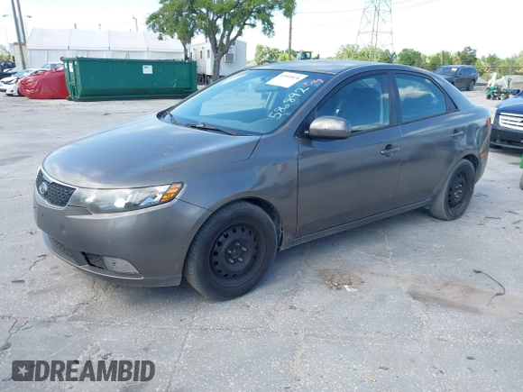 2012 Kia Forte EX with VIN KNAFU4A26C5586892, listed as a IAAI auction lot 41955870 with 170,364 mi miles. Bid and sale history available at carsss.com. Image 2.