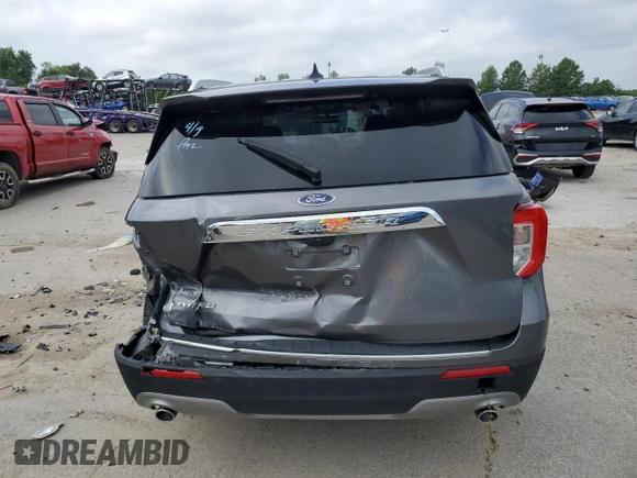 2023 Ford Explorer Limited with VIN 1FMSK7FH9PGB18800, listed as a Copart auction lot 65338255 with Not provided miles and Non repairable. Bid and sale history available at DreamBid. Image 6.