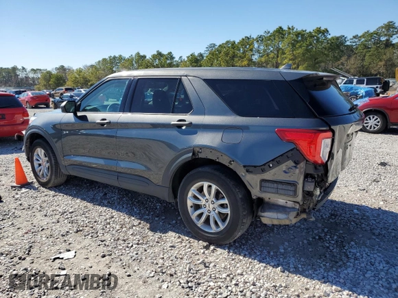 2020 Ford Explorer with VIN 1FMSK8BH9LGB55268, listed as a Copart auction lot 41991255 with 105,122 mi miles and Salvage Title. Bid and sale history available at carsss.com. Image 2.