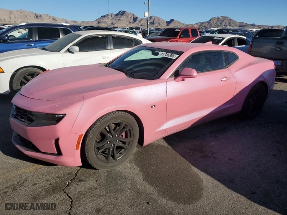 2019 Chevrolet Camaro 1LT with VIN 1G1FB1RX5K0135058, listed as a Copart auction lot 87756865 with 72,606 mi miles and Salvage Title. Bid and sale history available at carsss.com. Image 1.