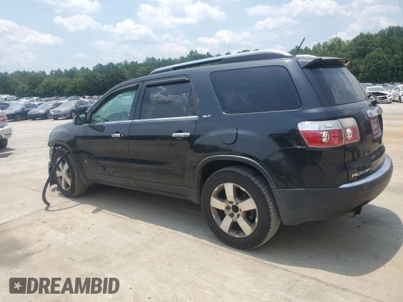 2009 GMC Acadia SLT2 with VIN 1GKER33D49J189310, listed as a Copart auction lot 61991705 with 165,339 mi miles and Salvage title. Bid and sale history available at DreamBid. Image 2.