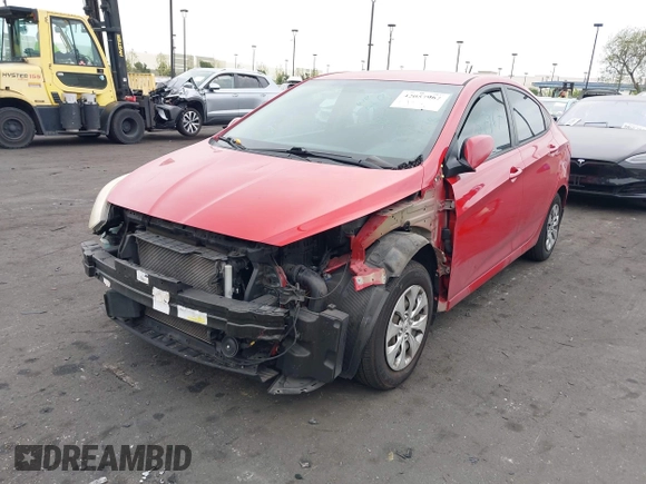 2015 Hyundai Accent GLS with VIN KMHCT4AE4FU827177, listed as a IAAI auction lot 42057967 with 83,842 mi miles and . Bid and sale history available at carsss.com. Image 6.
