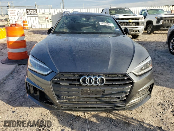 2019 Audi A5 Sportback Premium Plus with VIN WAUENCF57KA075042, listed as a Copart auction lot 80469903 with 0 mi miles. Bid and sale history available at carsss.com. Image 5.