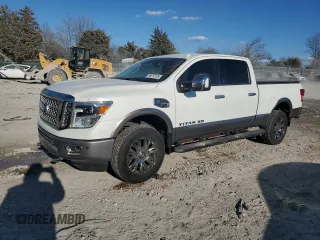 2018 Nissan Titan XD SV with VIN 1N6BA1F46JN516984, listed as a Copart auction lot 46912125 with 53,290 mi miles and Clean Title. Bid and sale history available at carsss.com. Image 1.