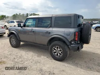 2021 Ford Bronco with VIN 1FMEE5DP3MLB06714, listed as a Copart auction lot 62336425 with 40,947 mi miles and Salvage title. Bid and sale history available at DreamBid. Image 2.