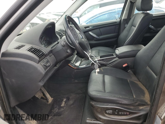2004 BMW X5 3.0i with VIN 5UXFA13514LU29204, listed as a Copart auction lot 49104855 with 105,369 mi miles and Salvage Title. Bid and sale history available at carsss.com. Image 7.