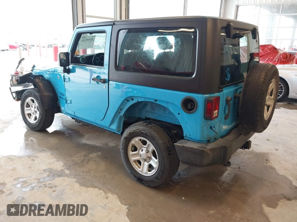 2017 Jeep Wrangler Sport with VIN 1C4AJWAG5HL578041, listed as a IAAI auction lot 41935216 with 119,837 mi miles and . Bid and sale history available at DreamBid. Image 3.