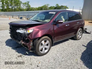 2012 Acura MDX z VIN 2HNYD2H25CH539247, wystawiony jako Copart lot #53558235 z przebiegiem 37 359 mil mil oraz Szkoda całkowita • Salvage title. Historia ofert i sprzedaży dostępna na DreamBid. Obrazek 1.