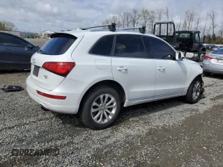 2014 Audi Q5 Premium Plus with VIN WA1LFAFP9EA066533, listed as a Copart auction lot 51708925 with 0 mi miles and Salvage Title. Bid and sale history available at carsss.com. Image 3.