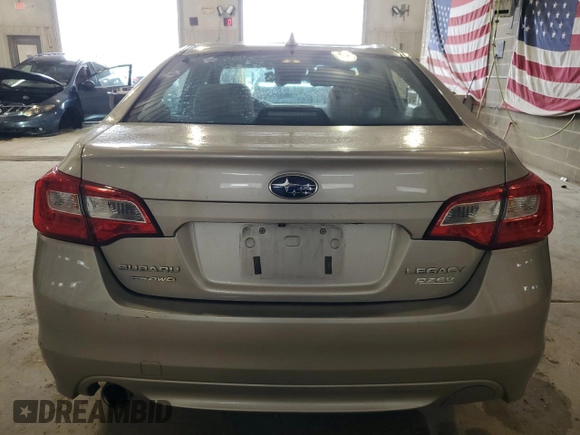 2017 Subaru Legacy Premium with VIN 4S3BNAF60H3014762, listed as a Copart auction lot 59987495 with 90,474 mi miles and Salvage title. Bid and sale history available at DreamBid. Image 6.