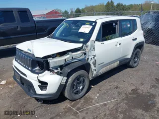 2019 Jeep Renegade Sport with VIN ZACNJBAB9KPK50894, listed as a IAAI auction lot 41953413 with 95,821 mi miles. Bid and sale history available at carsss.com. Image 18.