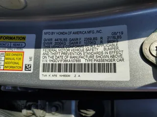 2019 Honda Accord Sport with VIN 1HGCV1F36KA107655, listed as a Copart auction lot 50586345 with 109,512 mi miles and Salvage Title. Bid and sale history available at carsss.com. Image 13.