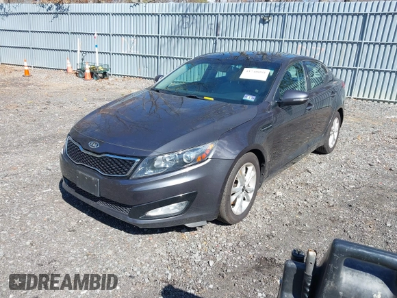 2011 Kia Optima EX with VIN KNAGN4A61B5131919, listed as a IAAI auction lot 41740091 with 102,065 mi miles and . Bid and sale history available at carsss.com. Image 2.
