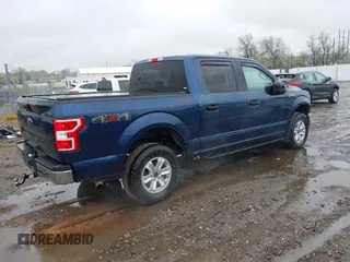2018 Ford F-150 XL with VIN 1FTEW1E57JFD02530, listed as a IAAI auction lot 42152385 with 81,230 mi miles and . Bid and sale history available at DreamBid. Image 4.