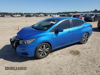 2021 Nissan Versa SV z VIN 3N1CN8EV6ML879565, wystawiony jako Copart lot #48569415 z przebiegiem 86 328 mil mil oraz Szkoda całkowita • Salvage title. Historia ofert i sprzedaży dostępna na DreamBid. Obrazek 1.