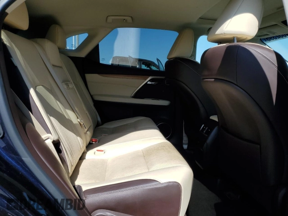 2017 Lexus RX 350 with VIN 2T2ZZMCA6HC035521, listed as a Copart auction lot 54652395 with 50,325 mi miles and Salvage Title. Bid and sale history available at DreamBid. Image 11.