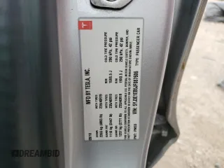 2018 Tesla Model 3 Long Range Battery with VIN 5YJ3E1EB5JF087606, listed as a Copart auction lot 52298485 with 73,242 mi miles and Salvage Title. Bid and sale history available at DreamBid. Image 12.