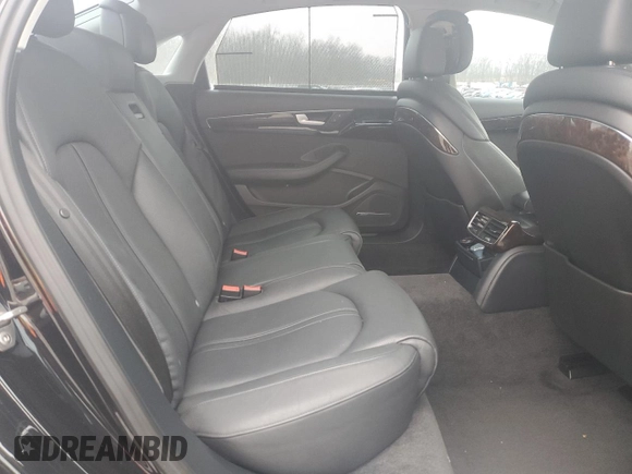 2015 Audi A8 L 3.0T with VIN WAU3GAFD3FN001094, listed as a Copart auction lot 49264345 with 87,184 mi miles and Salvage Title. Bid and sale history available at carsss.com. Image 10.