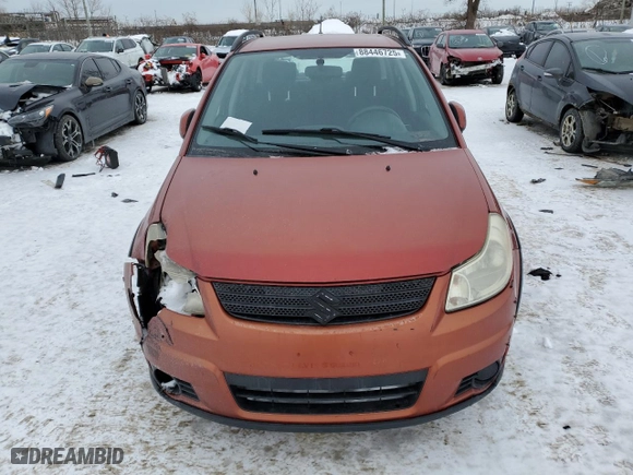 2007 Suzuki SX4 with VIN JS2YB413175100690, listed as a Copart auction lot 88446725 with 157,917 mi miles and Salvage Title. Bid and sale history available at carsss.com. Image 5.