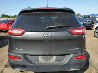 2014 Jeep Cherokee Limited with VIN 1C4PJMDB2EW215897, listed as a Copart auction lot 59576765 with 107,071 mi miles and Salvage title. Bid and sale history available at DreamBid. Image 6.