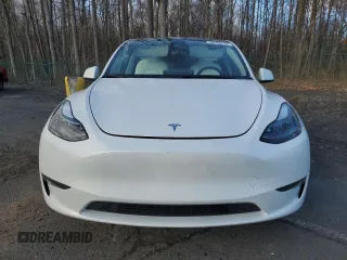 2023 Tesla Model Y Long Range with VIN 7SAYGAEE1PF967353, listed as a Copart auction lot 88700135 with 16,249 mi miles and Salvage Title. Bid and sale history available at DreamBid. Image 5.