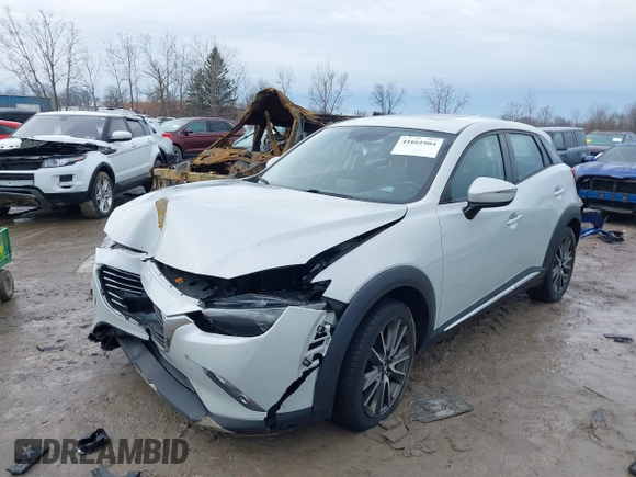 2016 Mazda CX-3 Grand Touring with VIN JM1DKFD76G0134205, listed as a IAAI auction lot 41661904 with 190,368 mi miles. Bid and sale history available at carsss.com. Image 17.