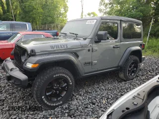 2021 Jeep Wrangler 80th Anniversary с VIN 1C4GJXAN4MW663492, выставлен на аукционе Copart как лот 64266295 с пробегом 54 931 миль миль и Списание • Salvage title. История ставок и продаж доступна на DreamBid. Изображение 1.