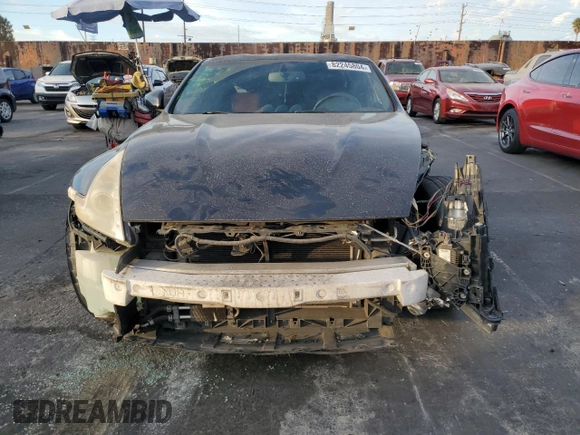 2011 Nissan 370Z Touring with VIN JN1AZ4EH6BM550267, listed as a Copart auction lot 82245804 with 124,466 mi miles and Salvage Title. Bid and sale history available at carsss.com. Image 5.