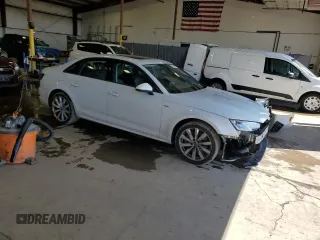 2018 Audi A4 Premium with VIN WAUDNAF4XJA096277, listed as a Copart auction lot 50214935 with 97,650 mi miles and Salvage Title. Bid and sale history available at carsss.com. Image 4.
