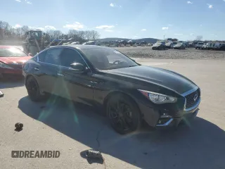 2021 Infiniti Q50 Luxe z VIN JN1EV7BR4MM752541, wystawiony jako Copart lot #47064425 z przebiegiem 64 130 mil mil oraz Szkoda całkowita • Salvage title. Historia ofert i sprzedaży dostępna na DreamBid. Obrazek 4.