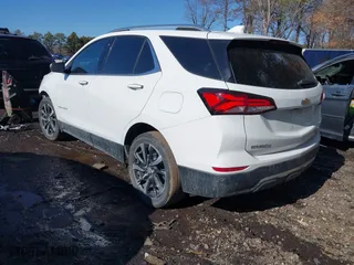 2022 Chevrolet Equinox Premier with VIN 3GNAXNEV3NS103616, listed as a IAAI auction lot 41537166 with 37,554 mi miles. Bid and sale history available at carsss.com. Image 3.