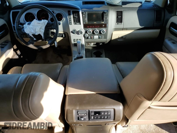 2008 Toyota Sequoia Platinum with VIN 5TDBY67A78S022587, listed as a Copart auction lot 86920864 with 207,790 mi miles and Salvage Title. Bid and sale history available at carsss.com. Image 8.