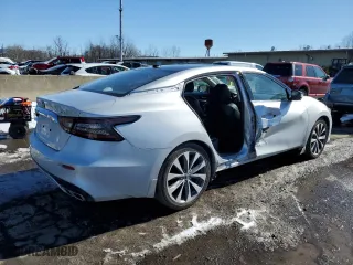 2023 Nissan Maxima Platinum with VIN 1N4AA6FVXPC501029, listed as a Copart auction lot 46480115 with 17,097 mi miles and Salvage Title. Bid and sale history available at carsss.com. Image 3.