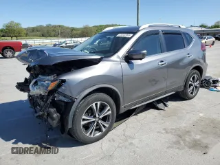 2019 Nissan Rogue SV with VIN JN8AT2MV2KW395087, listed as a Copart auction lot 53240965 with 97,237 mi miles and Salvage Title. Bid and sale history available at carsss.com. Image 1.