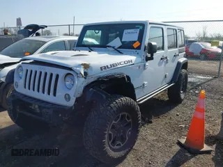 2015 Jeep Wrangler Unlimited Rubicon with VIN 1C4BJWFG1FL602412, listed as a IAAI auction lot 42065619 with 109,070 mi miles. Bid and sale history available at carsss.com. Image 2.