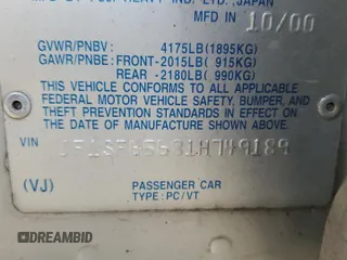 2001 Subaru Forester S w/Premium Pkg with VIN JF1SF65681H749189, listed as a Copart auction lot 48116675 with 249,709 mi miles and Salvage Title. Bid and sale history available at carsss.com. Image 13.