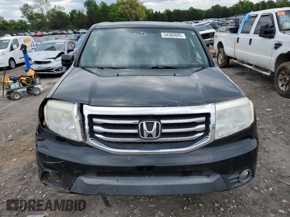 2014 Honda Pilot EX-L with VIN 5FNYF3H73EB015573, listed as a Copart auction lot 54380885 with 197,366 mi miles and Salvage title. Bid and sale history available at DreamBid. Image 5.