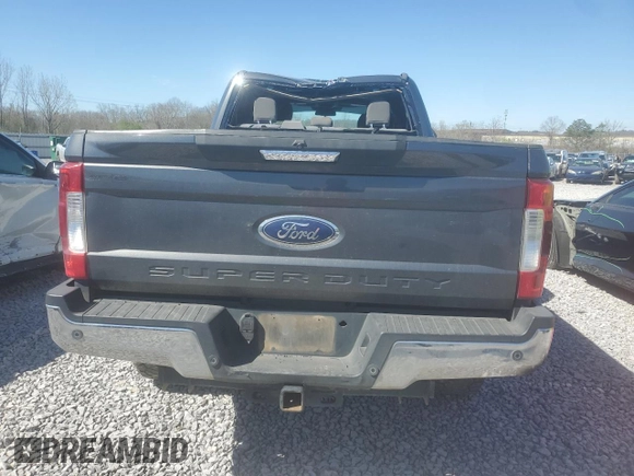 2017 Ford Super Duty F-250 SRW Lariat with VIN 1FT7W2BT0HED14889, listed as a Copart auction lot 47591825 with 219,807 mi miles and Salvage Title. Bid and sale history available at carsss.com. Image 6.