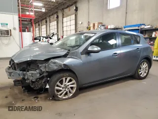 2013 Mazda 3 i Touring with VIN JM1BL1L75D1710042, listed as a Copart auction lot 53854495 with 220,773 mi miles and Salvage title. Bid and sale history available at DreamBid. Image 1.