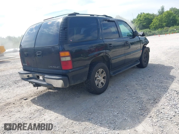 2002 Chevrolet Tahoe LS with VIN 1GNEC13Z12R249412, listed as a IAAI auction lot 42658863 with 261,383 mi miles and . Bid and sale history available at DreamBid. Image 4.