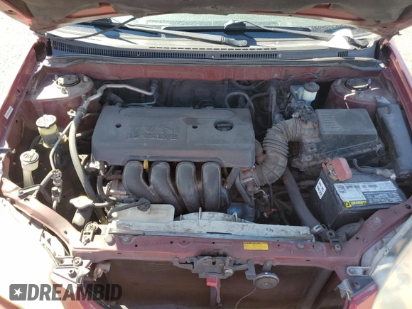 2008 Toyota Corolla CE with VIN 1NXBR32E88Z045437, listed as a Copart auction lot 54093465 with 202,487 mi miles and Clean Title. Bid and sale history available at DreamBid. Image 11.