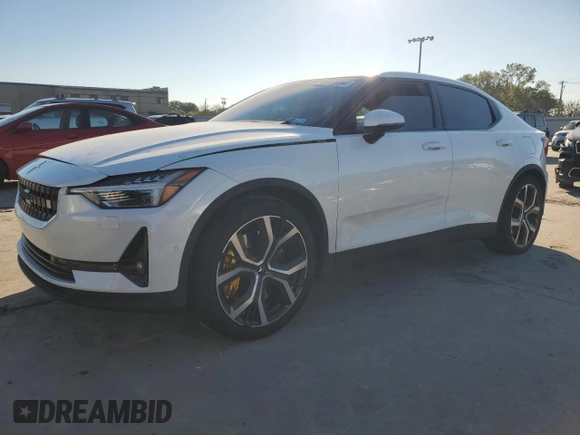 2021 Polestar 2 Launch Edition with VIN LPSED3KA5ML019450, listed as a Copart auction lot 73415604 with 45,762 mi miles and Salvage Title. Bid and sale history available at carsss.com. Image 1.