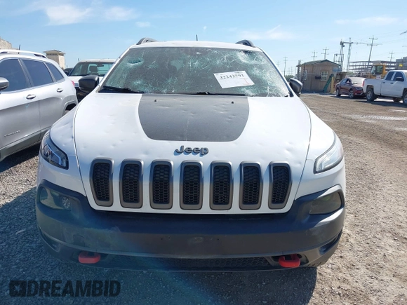 2017 Jeep Cherokee Trailhawk L Plus with VIN 1C4PJMBS3HD227978, listed as a IAAI auction lot 42242791 with 76,982 mi miles and . Bid and sale history available at DreamBid. Image 6.