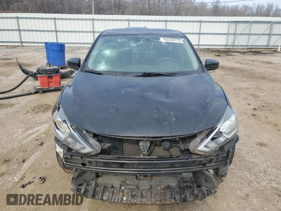 2019 Nissan Sentra S z VIN 3N1AB7AP9KY349415, wystawiony jako Copart lot #43238175 z przebiegiem 170 950 mil mil oraz Szkoda całkowita • Salvage title. Historia ofert i sprzedaży dostępna na DreamBid. Obrazek 5.