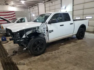 2021 Ram 1500 Classic Warlock with VIN 1C6RR7GG5MS537070, listed as a Copart auction lot 62684063 with 57,901 mi miles and Salvage Title. Bid and sale history available at carsss.com. Image 1.