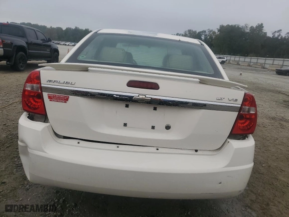 2005 Chevrolet Malibu LT with VIN 1G1ZU54815F197248, listed as a Copart auction lot 72914884 with 205,843 mi miles and Salvage Title. Bid and sale history available at carsss.com. Image 6.