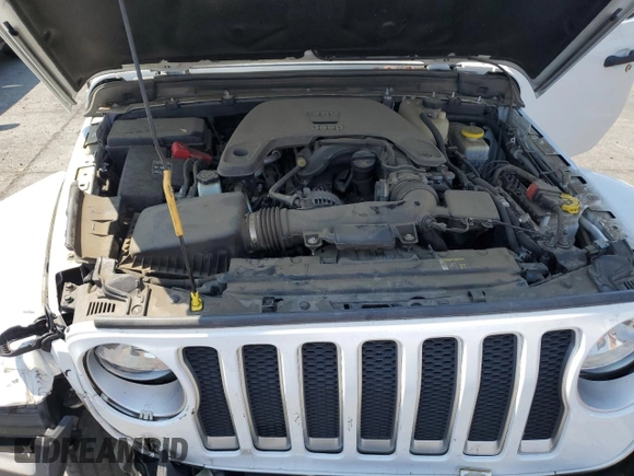 2018 Jeep Wrangler Unlimited Sahara с VIN 1C4HJXEG5JW303515, выставлен на аукционе Copart как лот 59985005 с пробегом 58 628 миль миль и Списание • Salvage title. История ставок и продаж доступна на DreamBid. Изображение 11.