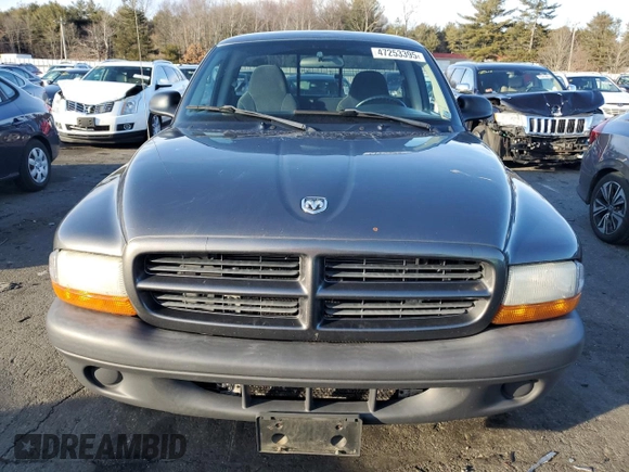 2003 Dodge Dakota with VIN 1D7FL16X03S324737, listed as a Copart auction lot 47253395 with 252,334 mi miles and Salvage Title. Bid and sale history available at carsss.com. Image 5.